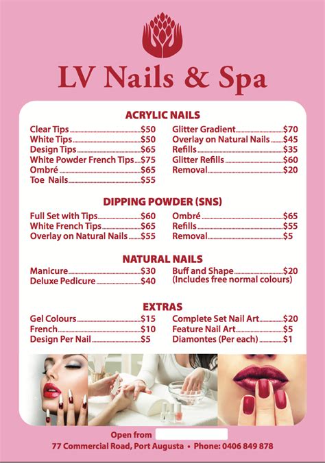 LV Nails & Spa, 77 Commercial Road, Port Augusta (2024) 